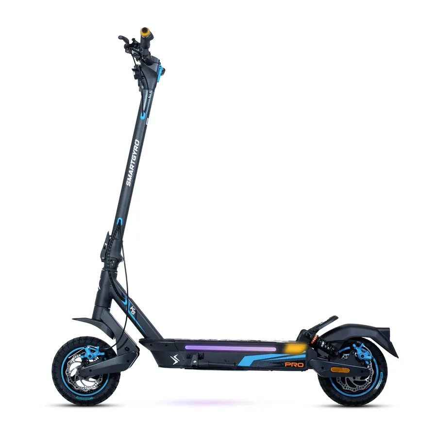 smartGyro K5 PRO - Patinete eléctrico de 48V 1000W, 15.000 mAh, Suspensiones Del