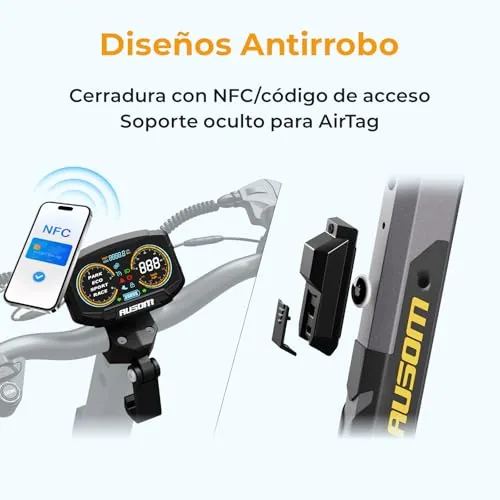 Patinete Eléctrico, Ausom L2 MAX Doble Motor, Autonomía 90KM
