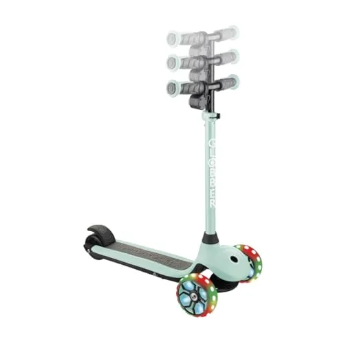 Globber E Motion 4 Plus - 3 Wheel Electric Kids Scooter - from 6 Years Plus - Dual Braking