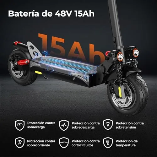 iScooter IX4 Patinete Eléctrico Adultos Todoterreno 10'', Ba